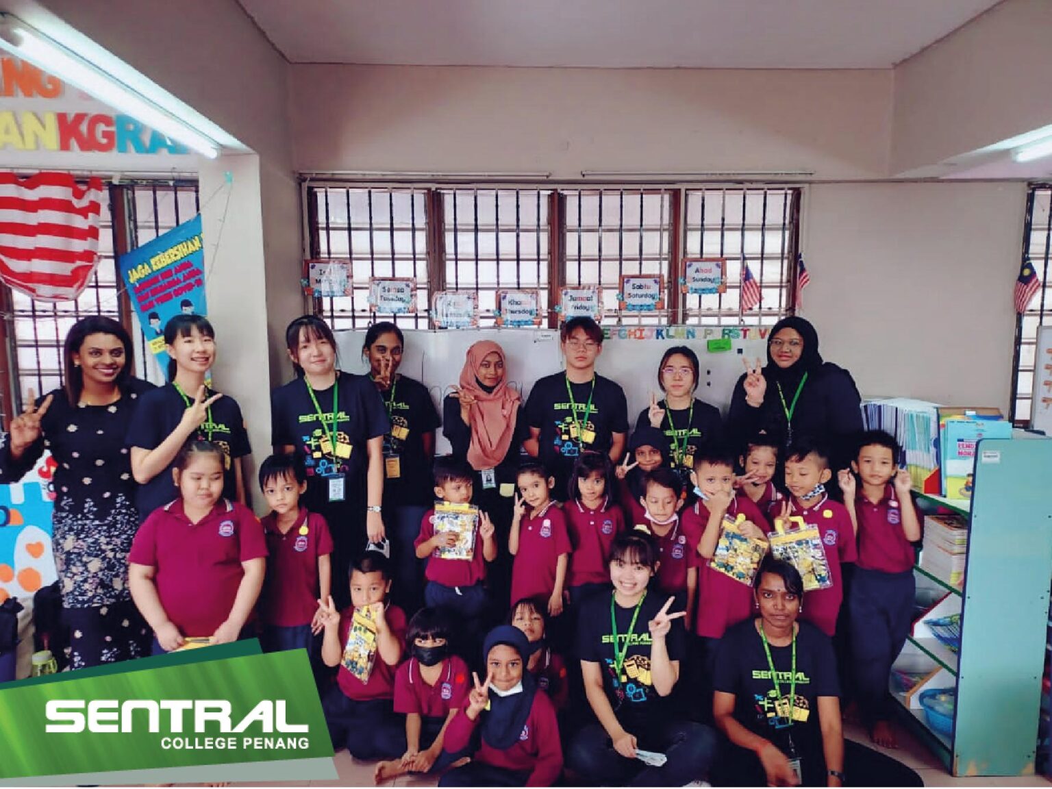 Community Service by DECE Students - SENTRAL College Penang